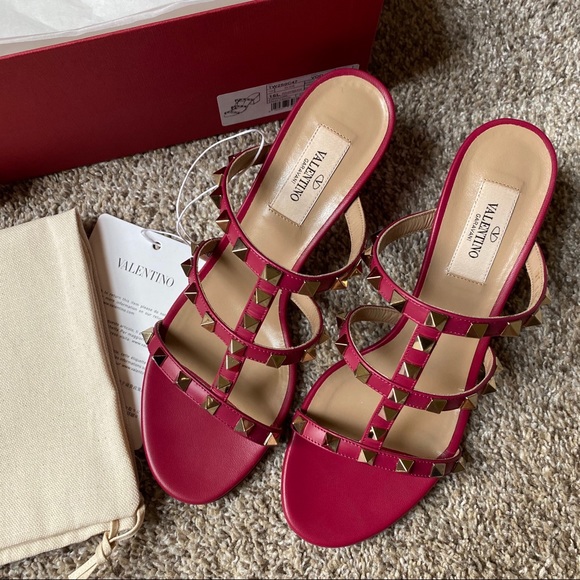 Valentino Rockstud Slide Sandals (60mm) - Picture 2 of 12